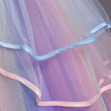 HAWEE Girls Unicorn Princess Dress Fancy Party Costume Dress up Wedding Birthday Party Gown for Age 2-11 Years Old - KAMO