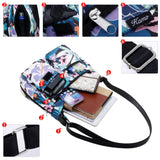 HAWEE Crossbody Bag for Women - Multi-pocket Shoulder Bag Lightweight Messenger Bag Casual printed Purse Handbag Travel Bag - KAMO