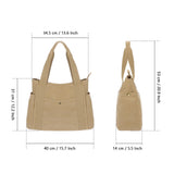 HAWEE Canvas Tote Bag for Women Daily Work Zippered Handbag Casual Shoulder Bag for Shopping Business Travel, Purple