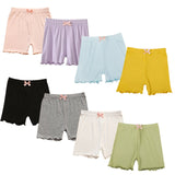 HAWEE 8 Pack Girls Cartwheel Shorts Toddler Girl Bike & Summer Breathable Comfy Under Dress Shorts 4-14 Y - KAMO