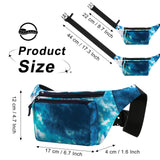 Fanny Pack for Women & Men - Crossbody Waist Bag Lightweight Belt Bum Bag for Sports, Travel, Hiking, Everyday Use - KAMO