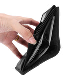 HAWEE Trifold Billfold RFID Blocking Cowhide Leather Wallet for Men 10 Card Slots 2 ID Windows with Coin Pocket, Coffee