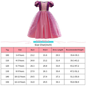 KAWELL Classic Rapunzel Princess Dress Up Costume - KAMO