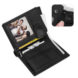 HAWEE Trifold Billfold RFID Blocking Cowhide Leather Wallet for Men 10 Card Slots 2 ID Windows with Coin Pocket, Coffee