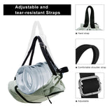 Drawstring Backpack Bag with Shoe Compartment, Large Gym Bag Sackpack Sports Beach Backpack for Men Women - KAMO