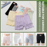 HAWEE 8 Pack Girls Cartwheel Shorts Toddler Girl Bike & Summer Breathable Comfy Under Dress Shorts 4-14 Y - KAMO