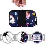 HAWEE Multipurpose Canvas Horizontal Smartphone Pouch Cell Phone Holster with Belt Loop Pouch Bag Belt Pouches for Women Cellphone - KAMO
