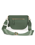 HAWEE Spacious Nylon Crossbody Bags Bum Bag for Women Large Sling Bag Purse with Adjustable Strap - KAMO
