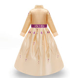 KAWELL Girls Princess Costumes Halloween Cosplay Fancy Party Dress up 3-12 Years - KAMO