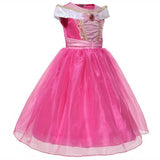 HAWEE Pink Princess Dress Party Toddler Girls Halloween Costume Deluxe Beauty Cosplay Outfit - KAMO
