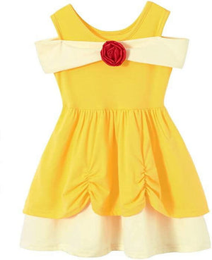 Cotton Baby Girl Clothes Summer Little Princess Toddler Kids Party Tutu Dresses - KAMO
