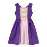Cotton Baby Girl Clothes Summer Little Princess Toddler Kids Party Tutu Dresses - KAMO