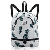 Drawstring Backpack Bag with Shoe Compartment, Large Gym Bag Sackpack Sports Beach Backpack for Men Women - KAMO