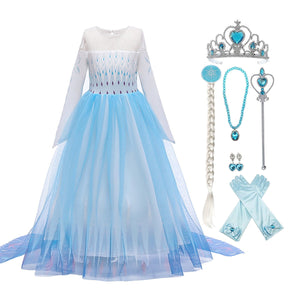 Elsa Act 2 Christmas Costume for Girls 2t-3t, New Years Dress, Includ, 3-4years