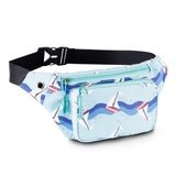 HAWEE Fanny Pack for Women Men,Crossbody Fanny Pack Water Resistant Sports Waist Bag Pack, Belt Bag for Travel Hiking Running