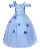 Girls Princess Dress Up Costume Halloween Fancy Dress - KAMO