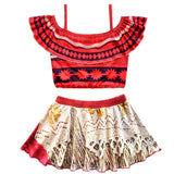 Girls Princess Moana Adventure Bathing Suit Tankini Swimsuit - KAMO