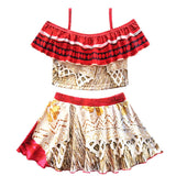 Girls Princess Moana Adventure Bathing Suit Tankini Swimsuit - KAMO