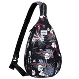 HAWEE Sunflower Bags Sling Backpack for Women One Shoulder Strap Cross Body