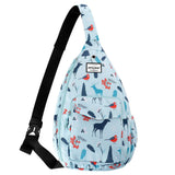 HAWEE Sunflower Bags Sling Backpack for Women One Shoulder Strap Cross Body