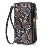 HAWEE Cellphone Wallet for Women Dual Zipper Long Purse with Removable Wristlet, Sunflower Yellow