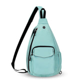 HAWEE Convertible Sling Backpack Purse Sunflower Crossbody Chest Bag Left and Right Shoulder Water Repellent
