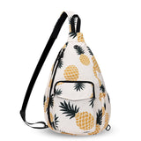 HAWEE Convertible Sling Backpack Purse Sunflower Crossbody Chest Bag Left and Right Shoulder Water Repellent