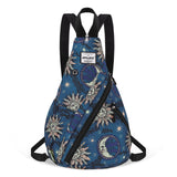 HAWEE Women's Rope Sling Bag - Convertible Chest Bag & Backpack, Water-Resistant Crossbody Daypack for Travel, Sport, Cycling | Left or Right Wear, Sunflower
