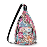 HAWEE Convertible Sling Backpack Purse Sunflower Crossbody Chest Bag Left and Right Shoulder Water Repellent