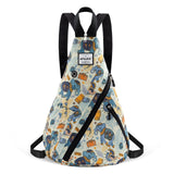 HAWEE Women's Rope Sling Bag - Convertible Chest Bag & Backpack, Water-Resistant Crossbody Daypack for Travel, Sport, Cycling | Left or Right Wear, Sunflower