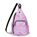 HAWEE Convertible Sling Backpack Purse Sunflower Crossbody Chest Bag Left and Right Shoulder Water Repellent