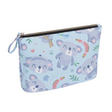 HAWEE Cosmetic Bag for Women Girls Make up Storage Pouch Case Portable Zipper Travel Accessories Organizer for Toiletry Water Repellent, Retro Camellia
