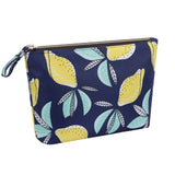 HAWEE Cosmetic Bag for Women Girls Make up Storage Pouch Case Portable Zipper Travel Accessories Organizer for Toiletry Water Repellent, Retro Camellia