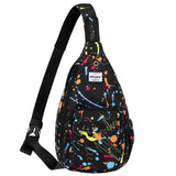 HAWEE Sunflower Bags Sling Backpack for Women One Shoulder Strap Cross Body