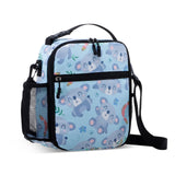 HAWEE Reusable Insulated Lunch Bag for Women - Portable Thermal Meal Tote with Adjustable Shoulder Strap & Bottle Pocket, Small Soft Cooler for Office, Work, Beach, Picnic & Travel