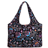 HAWEE Sunflower Tote Bag Water Repellent Travel Handbag Purse with 11 Pockets for Commuting/ Working/ Nursing/ Shopping/ Exercising