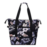 HAWEE Expandable Duffel Bag for Women with Trolley Sleeve and Wet Pocket Water Repellent Weekender Travel Tote Large Capacity Carry On Overnight Luggage for Gym/ Trip/ Camping/ Beach, Sunflower