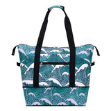 HAWEE Expandable Duffel Bag for Women with Trolley Sleeve and Wet Pocket Water Repellent Weekender Travel Tote Large Capacity Carry On Overnight Luggage for Gym/ Trip/ Camping/ Beach, Sunflower
