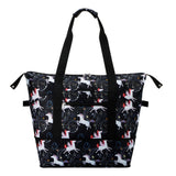 HAWEE Expandable Duffel Bag for Women with Trolley Sleeve and Wet Pocket Water Repellent Weekender Travel Tote Large Capacity Carry On Overnight Luggage for Gym/ Trip/ Camping/ Beach, Sunflower