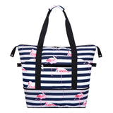 HAWEE Expandable Duffel Bag for Women with Trolley Sleeve and Wet Pocket Water Repellent Weekender Travel Tote Large Capacity Carry On Overnight Luggage for Gym/ Trip/ Camping/ Beach, Sunflower