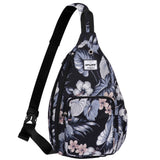 HAWEE Sunflower Bags Sling Backpack for Women One Shoulder Strap Cross Body