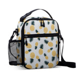 HAWEE Reusable Insulated Lunch Bag for Women - Portable Thermal Meal Tote with Adjustable Shoulder Strap & Bottle Pocket, Small Soft Cooler for Office, Work, Beach, Picnic & Travel
