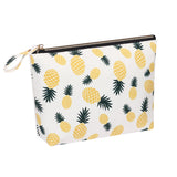 HAWEE Cosmetic Bag for Women Girls Make up Storage Pouch Case Portable Zipper Travel Accessories Organizer for Toiletry Water Repellent, Retro Camellia