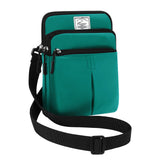 HAWEE Multifunction Phone Bag One Shoulder Phone Waist Bag Diagonal Cross Bag Smart Phone Case Outdoor Bag Triple Zip Hipster - KAMO