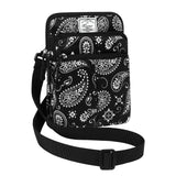 HAWEE Multifunction Phone Bag One Shoulder Phone Waist Bag Diagonal Cross Bag Smart Phone Case Outdoor Bag Triple Zip Hipster - KAMO