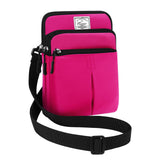 HAWEE Multifunction Phone Bag One Shoulder Phone Waist Bag Diagonal Cross Bag Smart Phone Case Outdoor Bag Triple Zip Hipster - KAMO