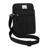 HAWEE Multifunction Phone Bag One Shoulder Phone Waist Bag Diagonal Cross Bag Smart Phone Case Outdoor Bag Triple Zip Hipster - KAMO