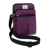 HAWEE Multifunction Phone Bag One Shoulder Phone Waist Bag Diagonal Cross Bag Smart Phone Case Outdoor Bag Triple Zip Hipster - KAMO