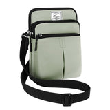 HAWEE Multifunction Phone Bag One Shoulder Phone Waist Bag Diagonal Cross Bag Smart Phone Case Outdoor Bag Triple Zip Hipster - KAMO