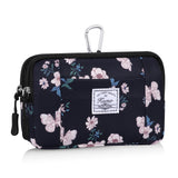 HAWEE Multipurpose Canvas Horizontal Smartphone Pouch Cell Phone Holster with Belt Loop Pouch Bag Belt Pouches for Women Cellphone - KAMO